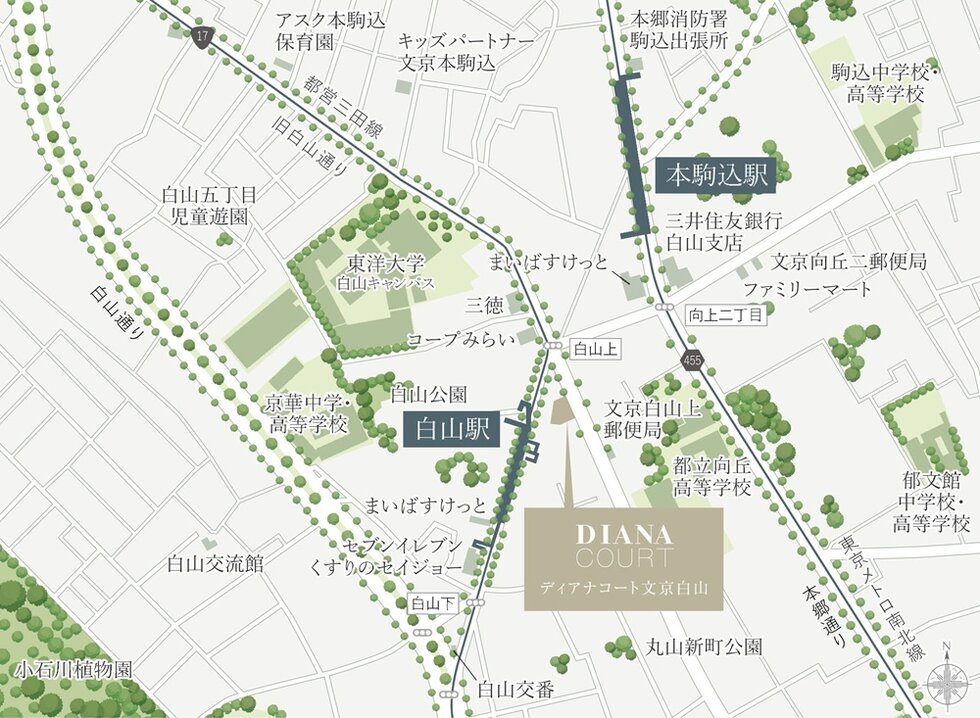 現地案内図