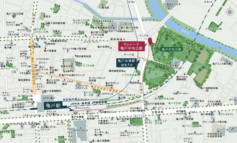 現地案内図
