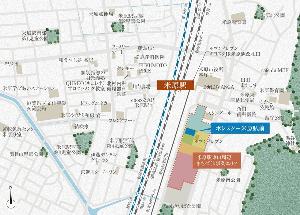 現地案内図
