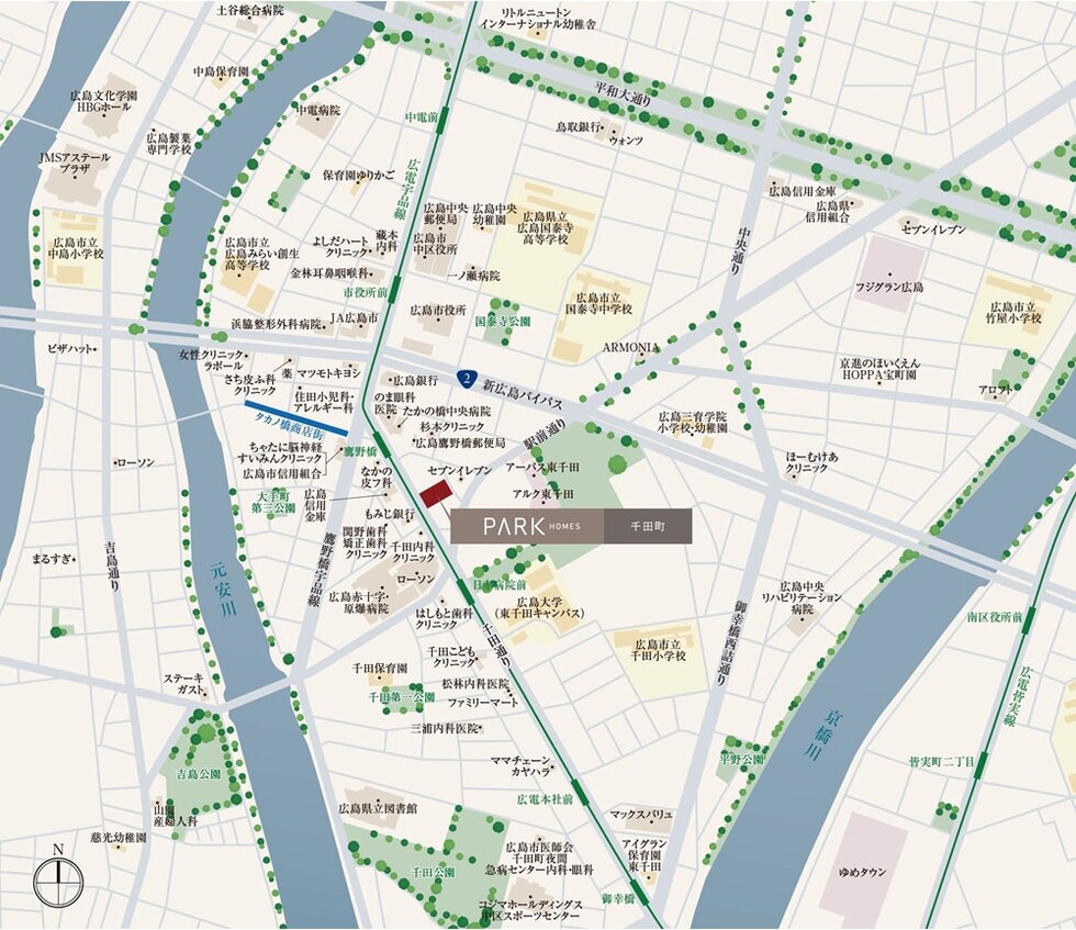 現地案内図