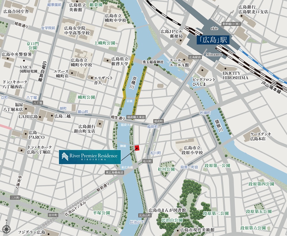 現地案内図