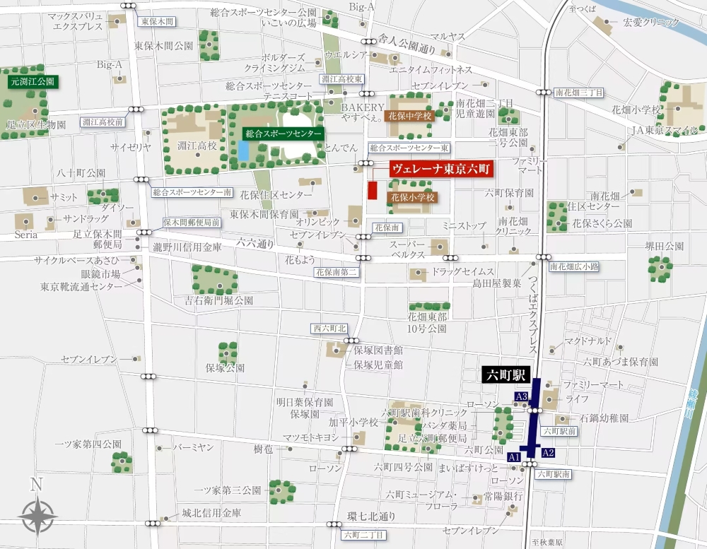 現地案内図