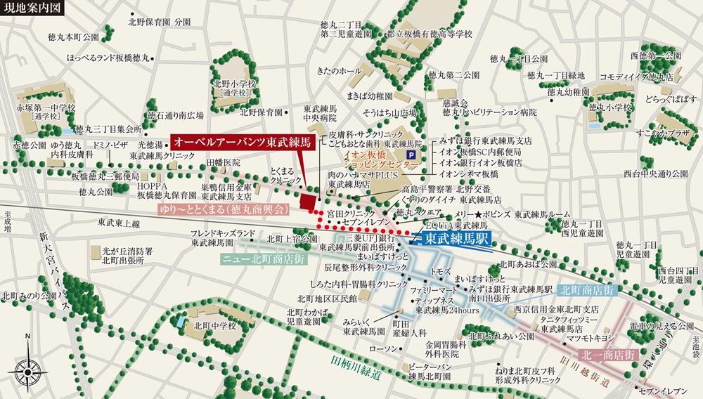 現地案内図