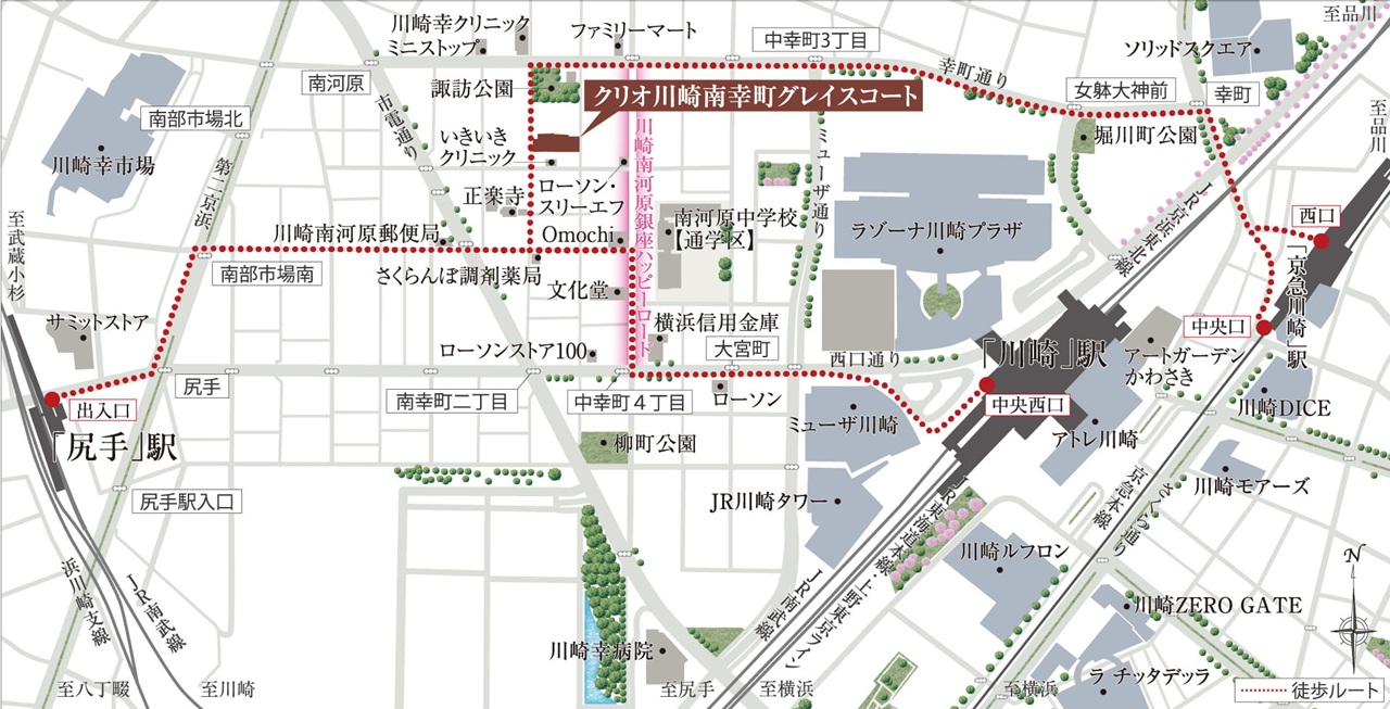 現地案内図