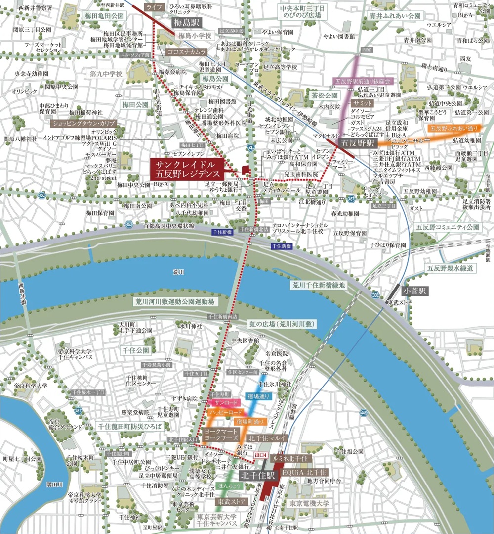 現地案内図