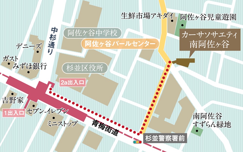 現地拡大案内図