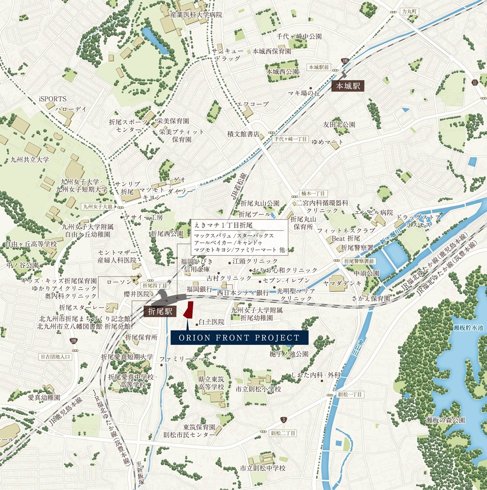 現地案内図