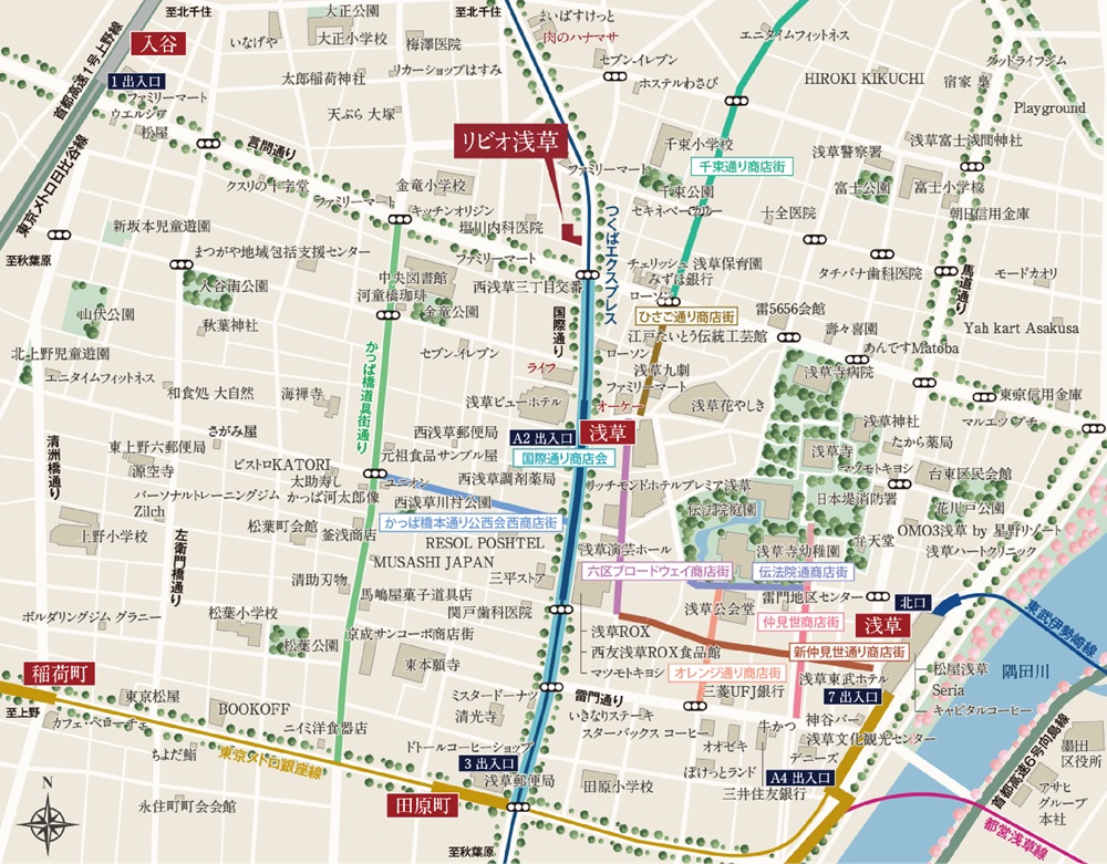現地案内図