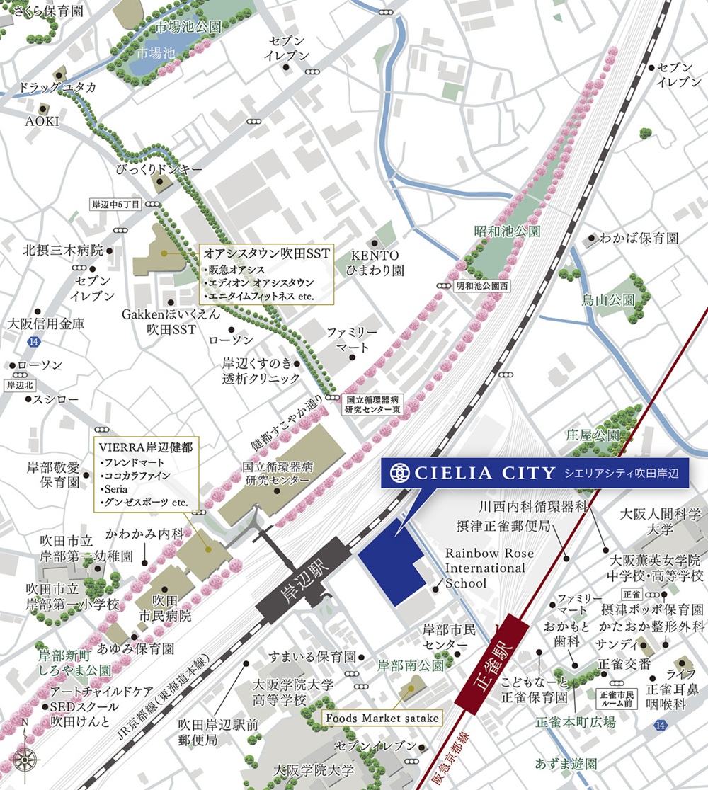 現地案内図