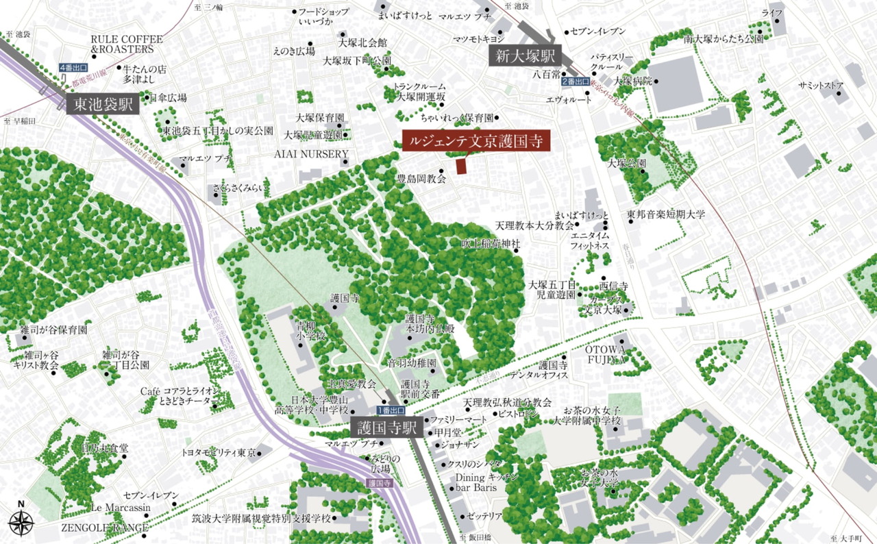 現地案内図