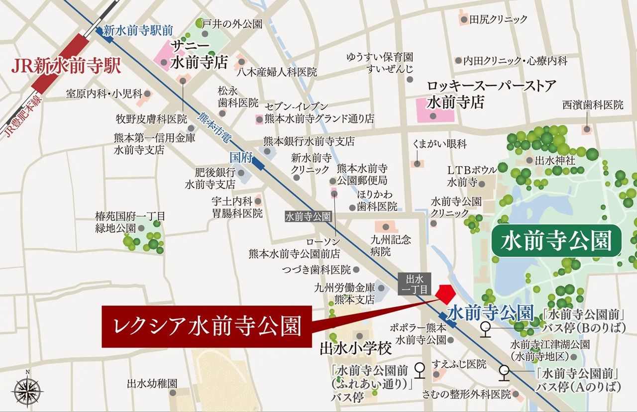 現地案内図