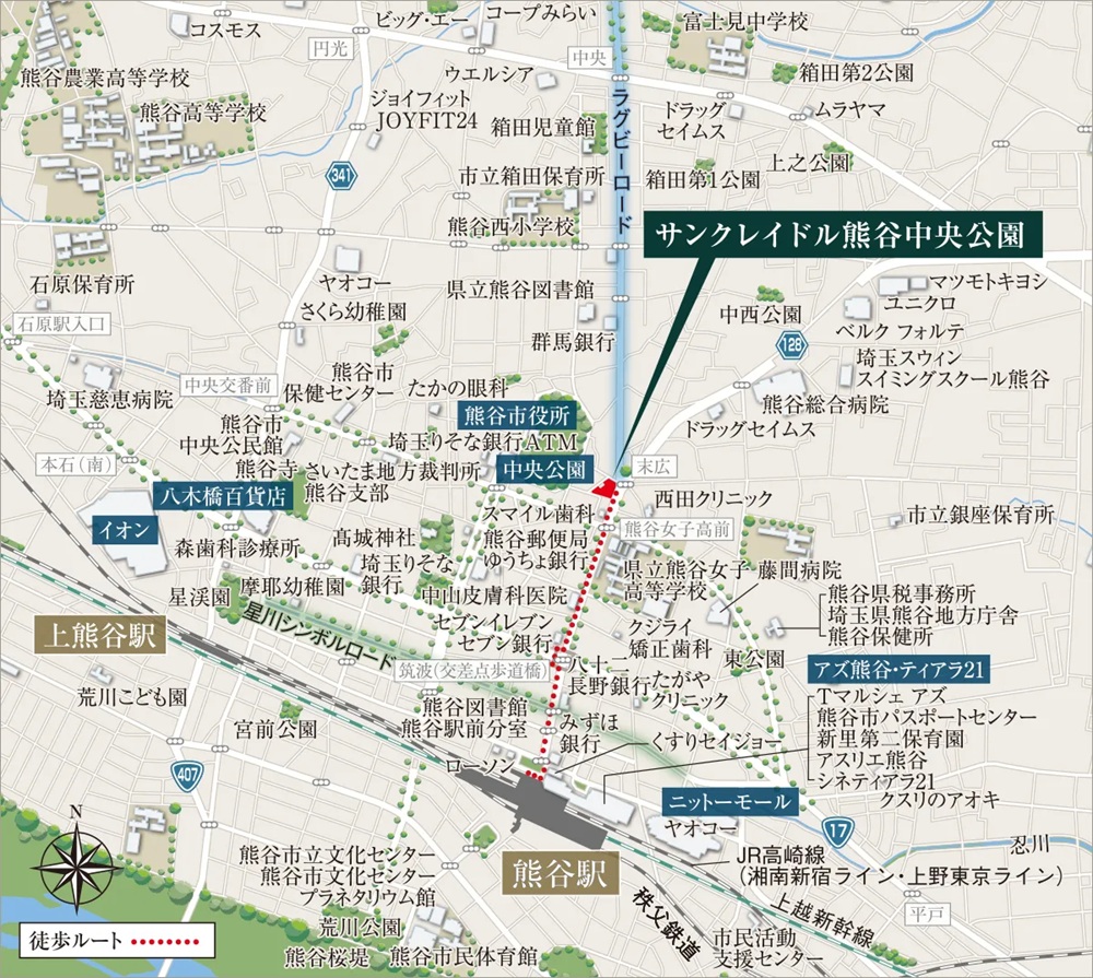 現地案内図