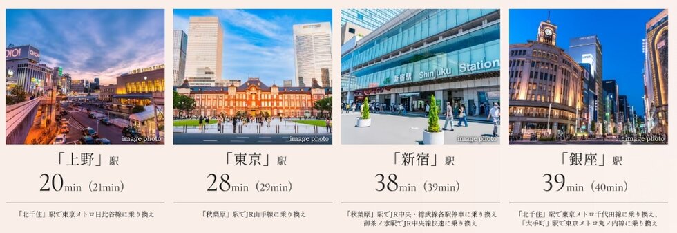 都市を自在に。都心主要部へも快適に。