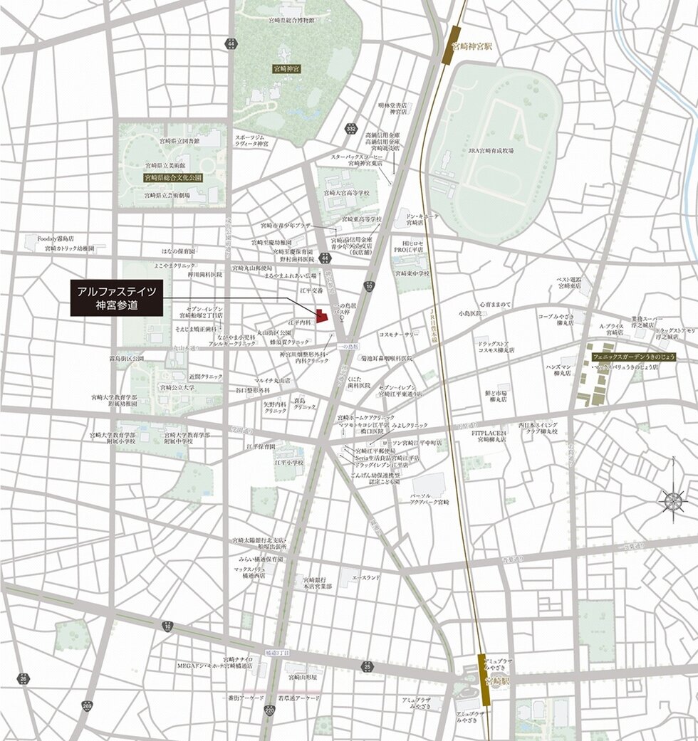 建設予定地案内図