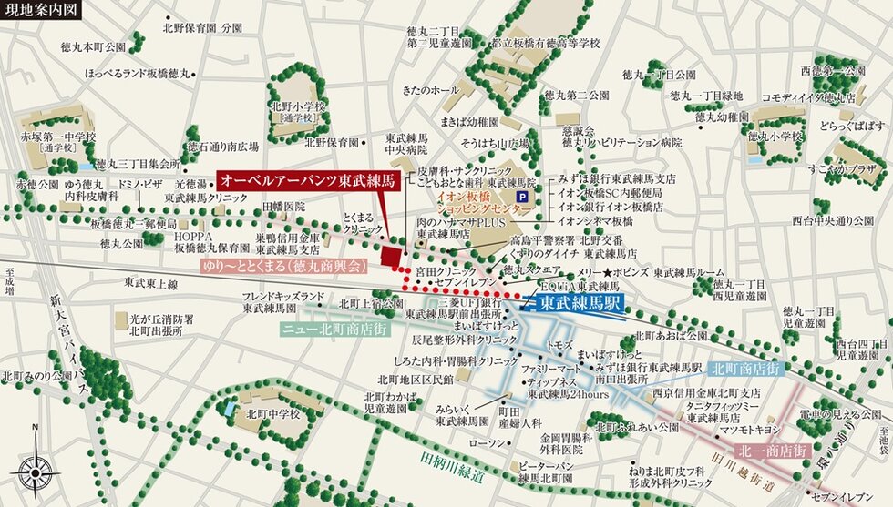 現地案内図