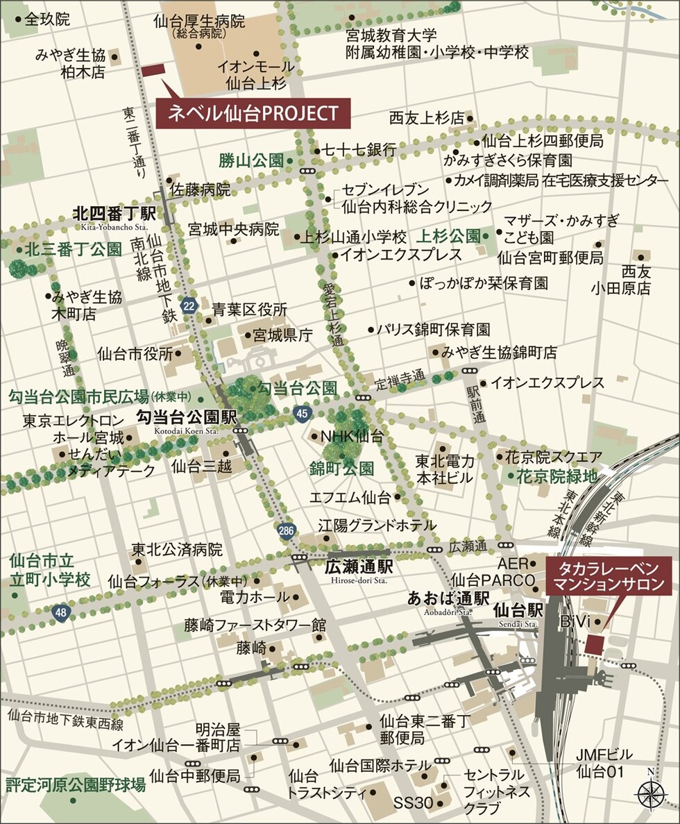 現地案内図