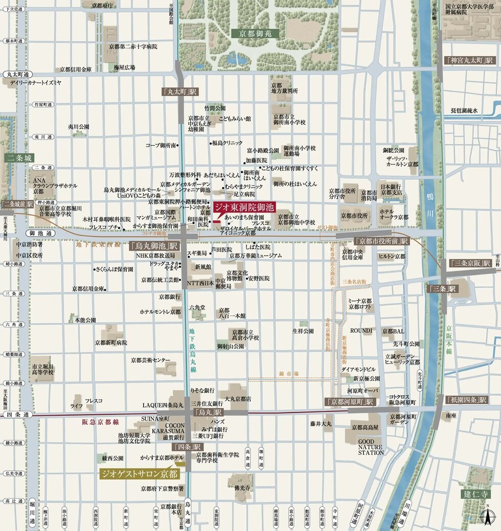 現地案内図
