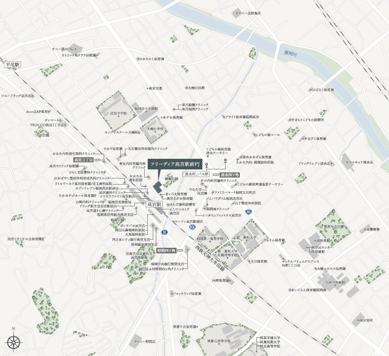 現地案内図