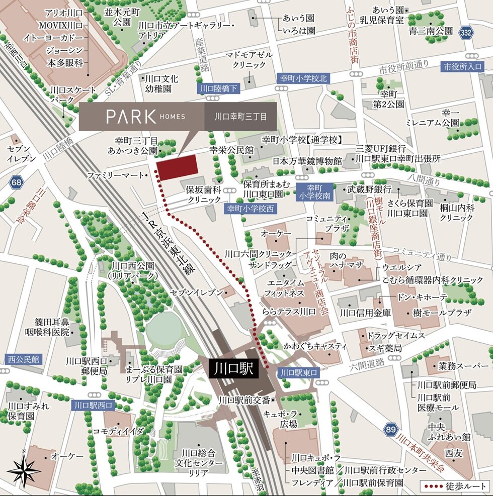 現地案内図