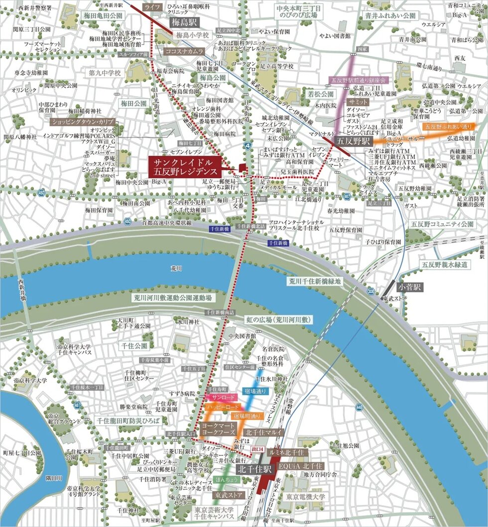 現地案内図