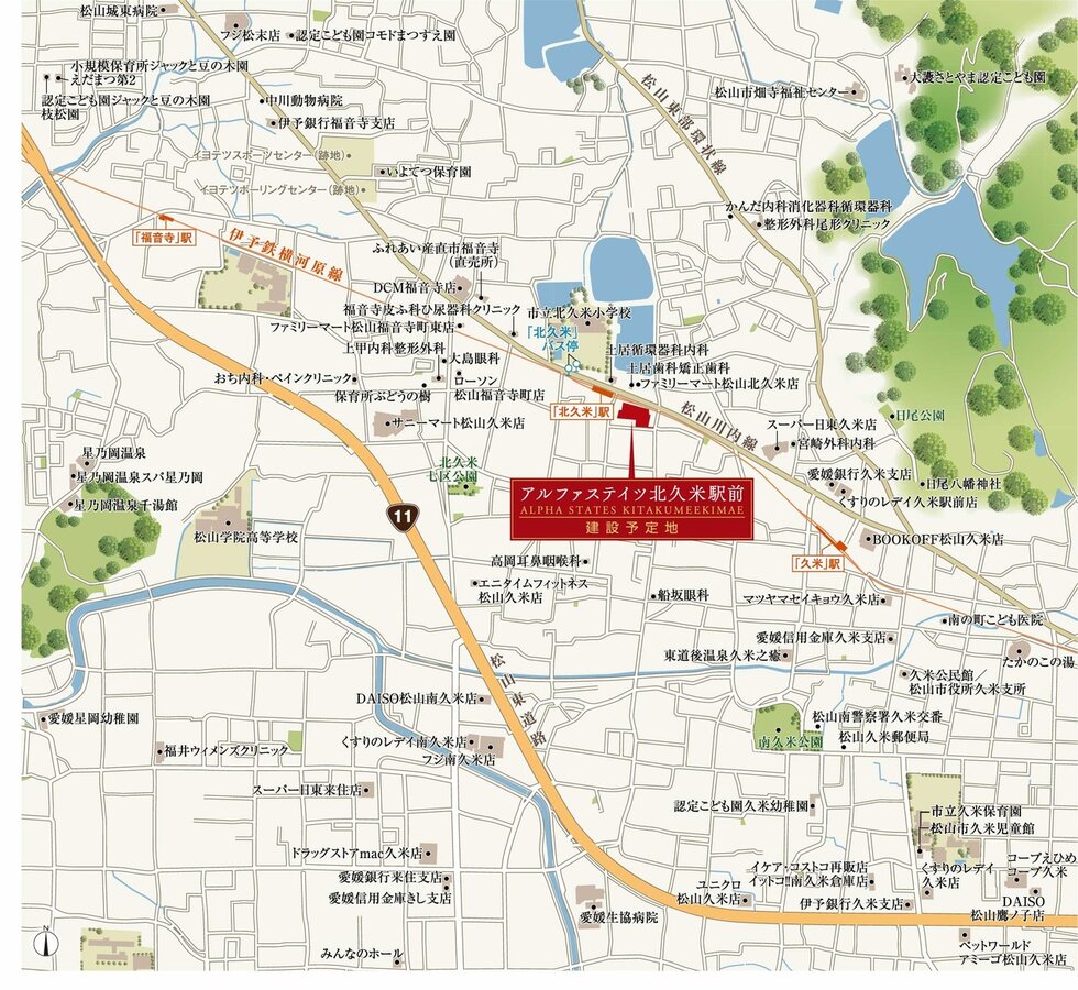 建設予定地案内図