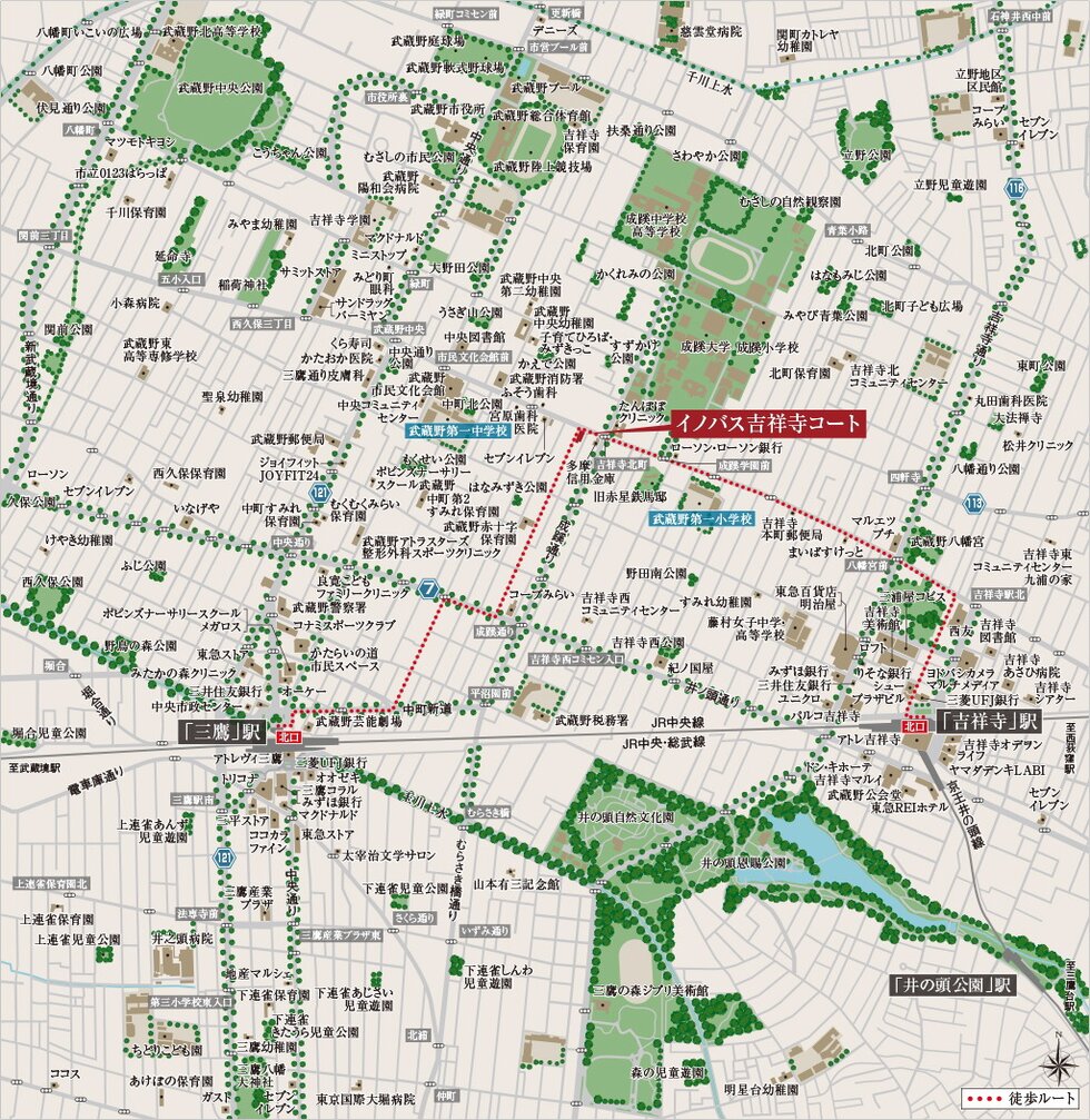 現地案内図