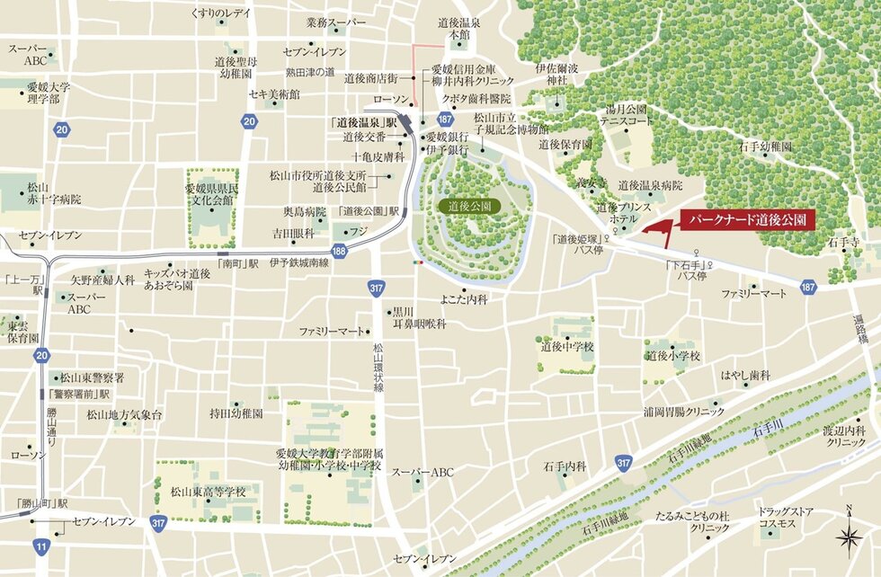 現地案内図