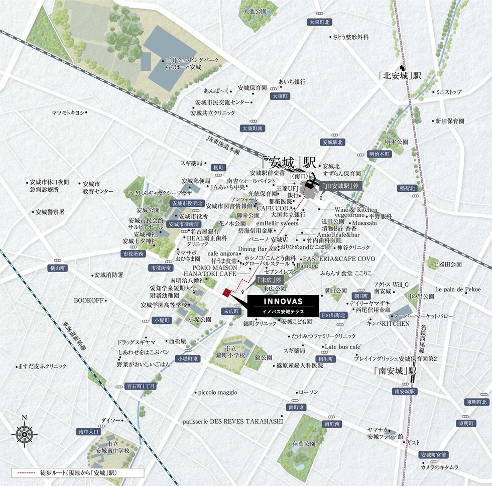 現地案内図
