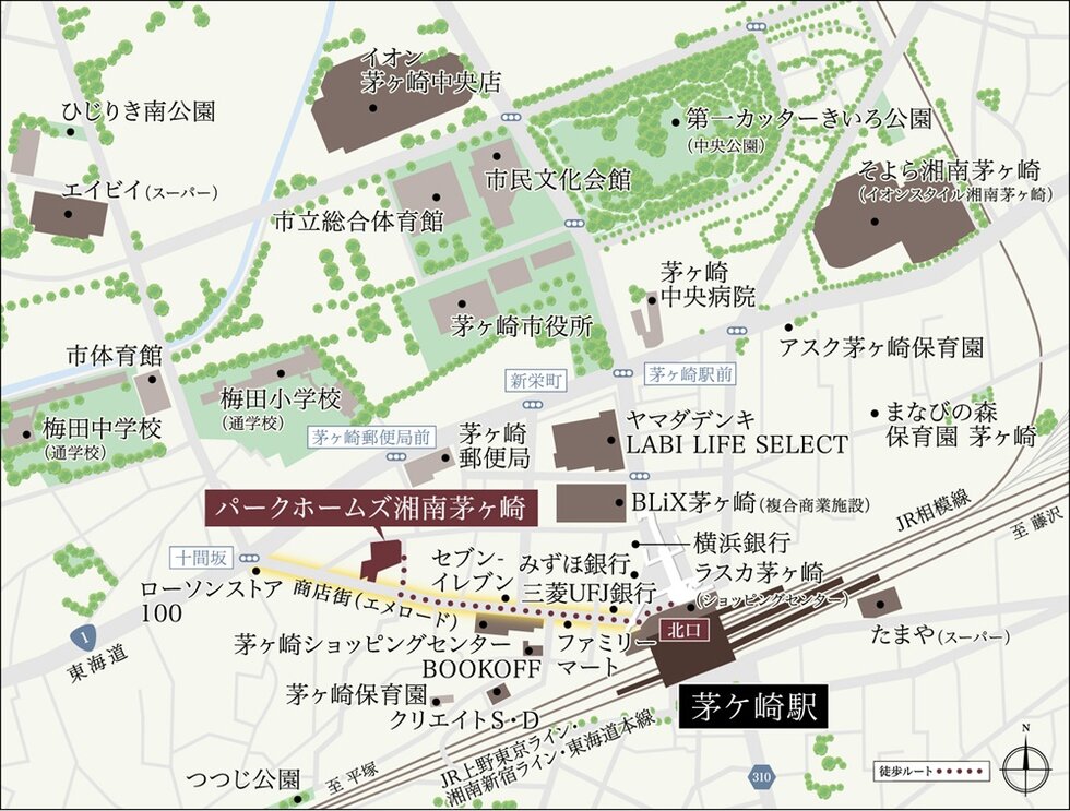 現地案内図