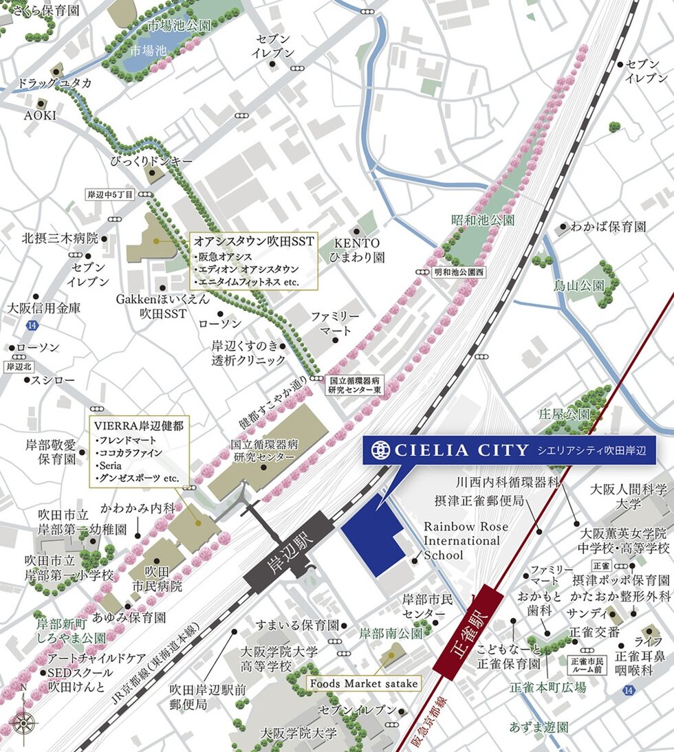 現地案内図