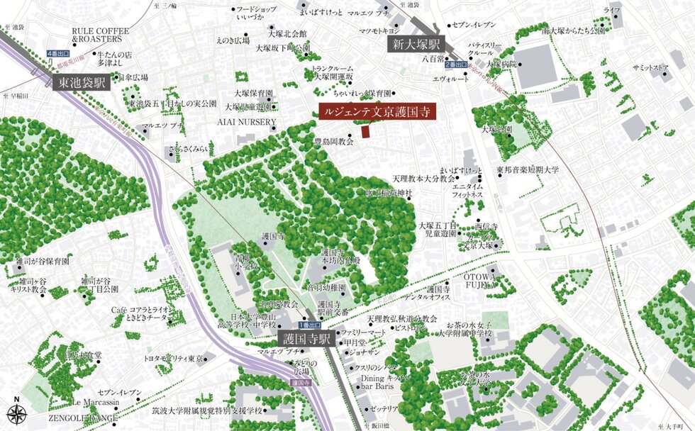 現地案内図