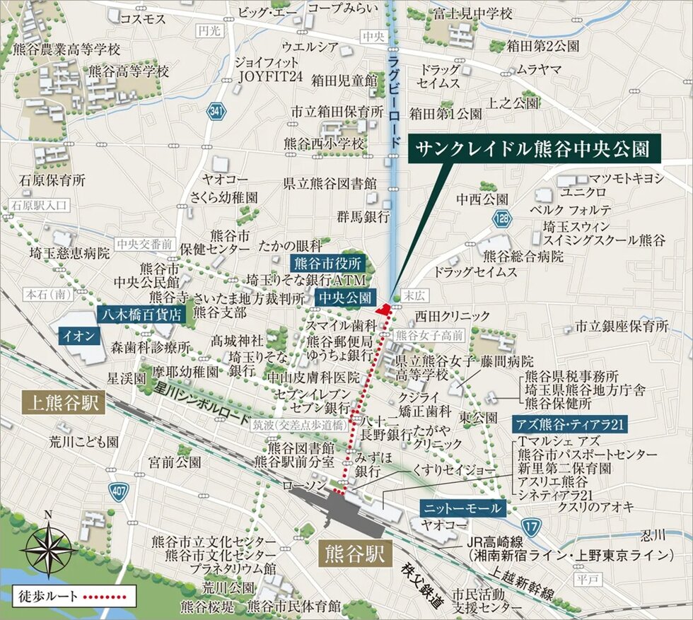現地案内図