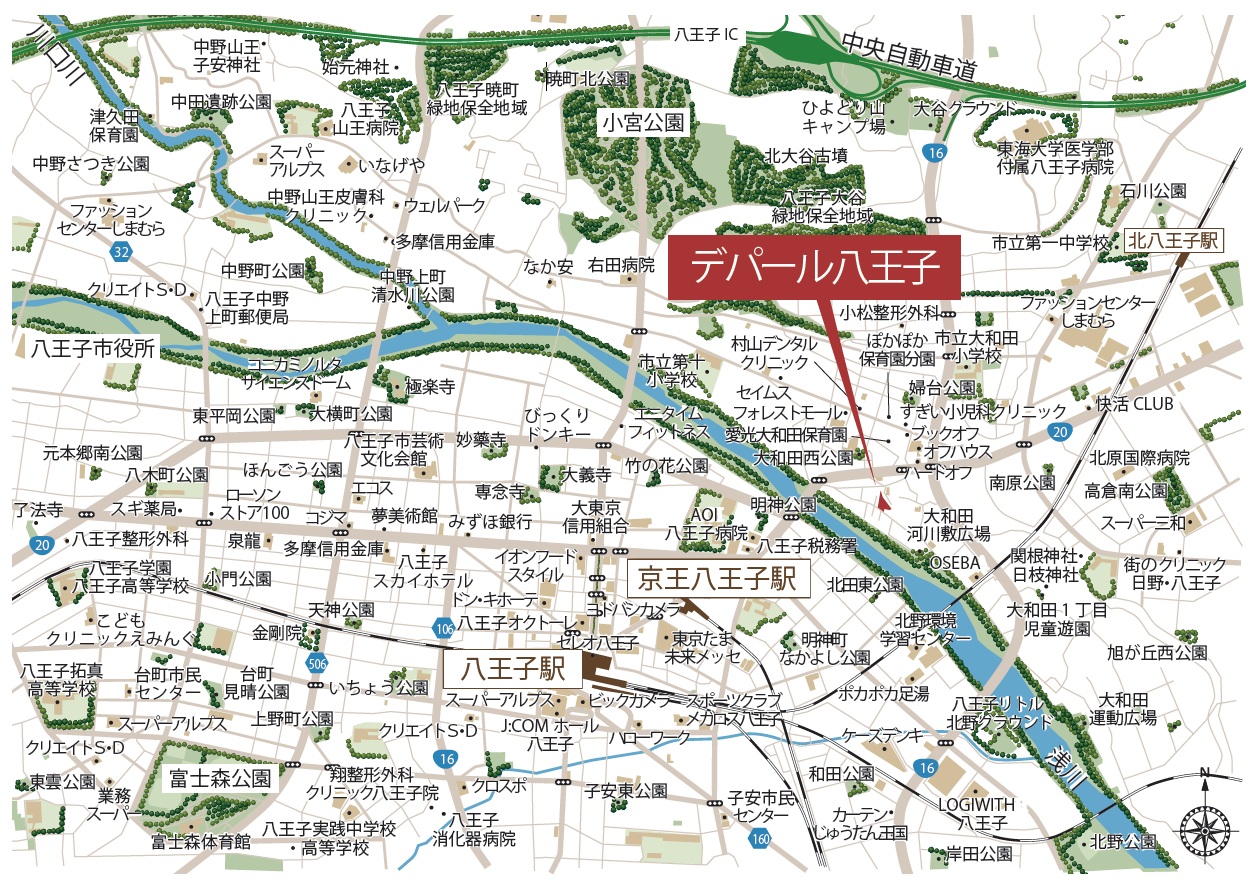 現地案内図