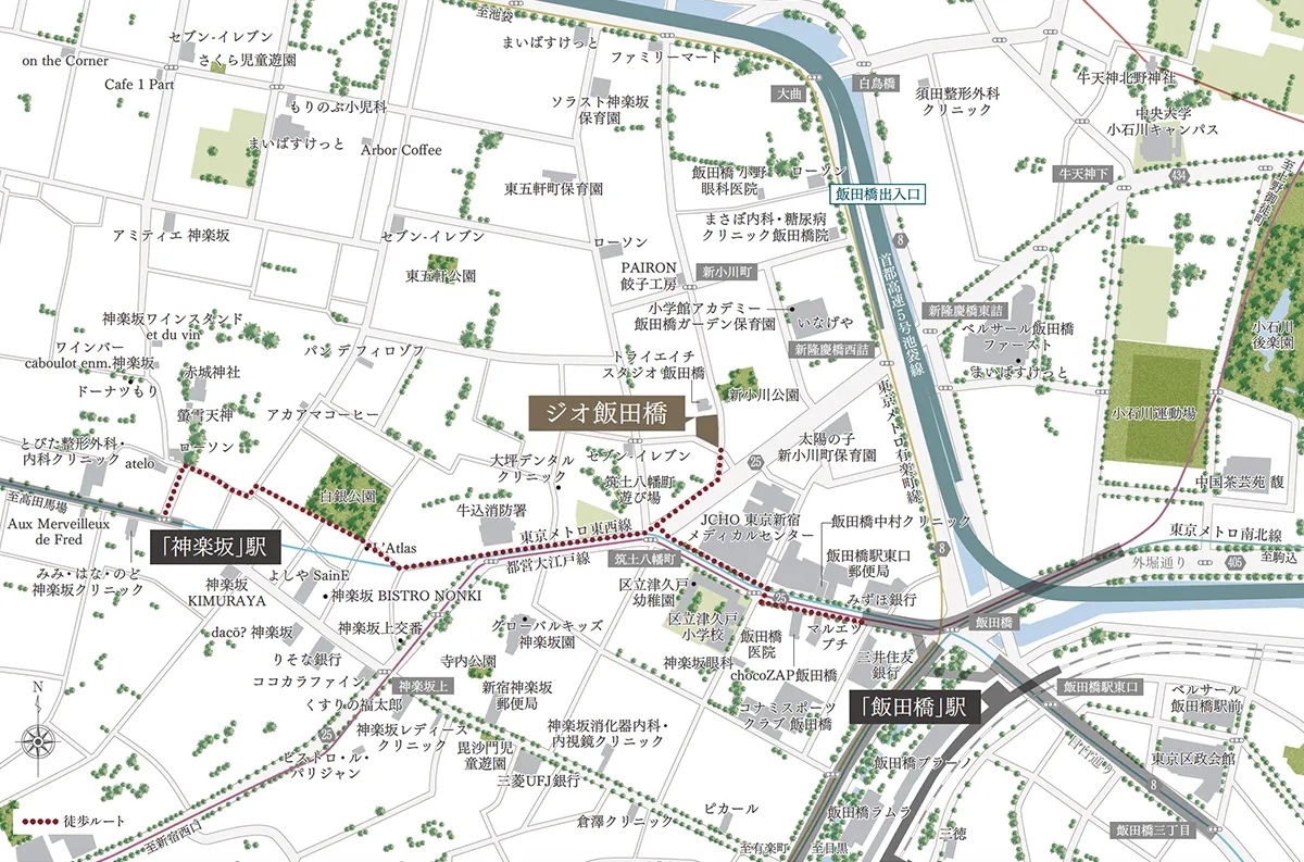 現地案内図