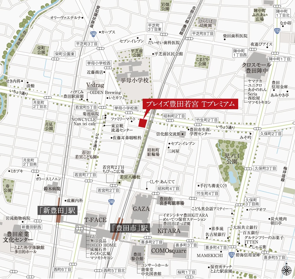 現地案内図