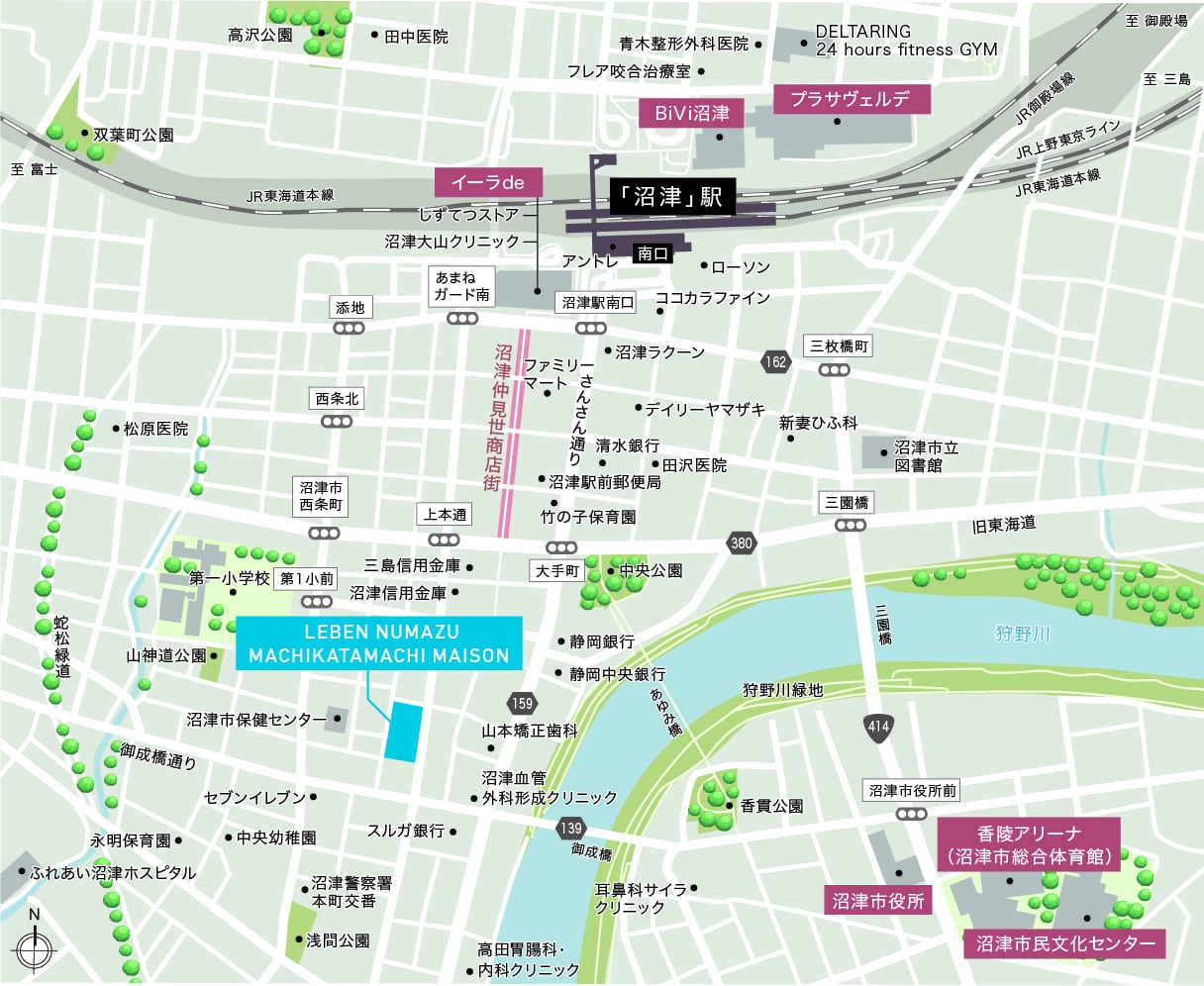 現地案内図