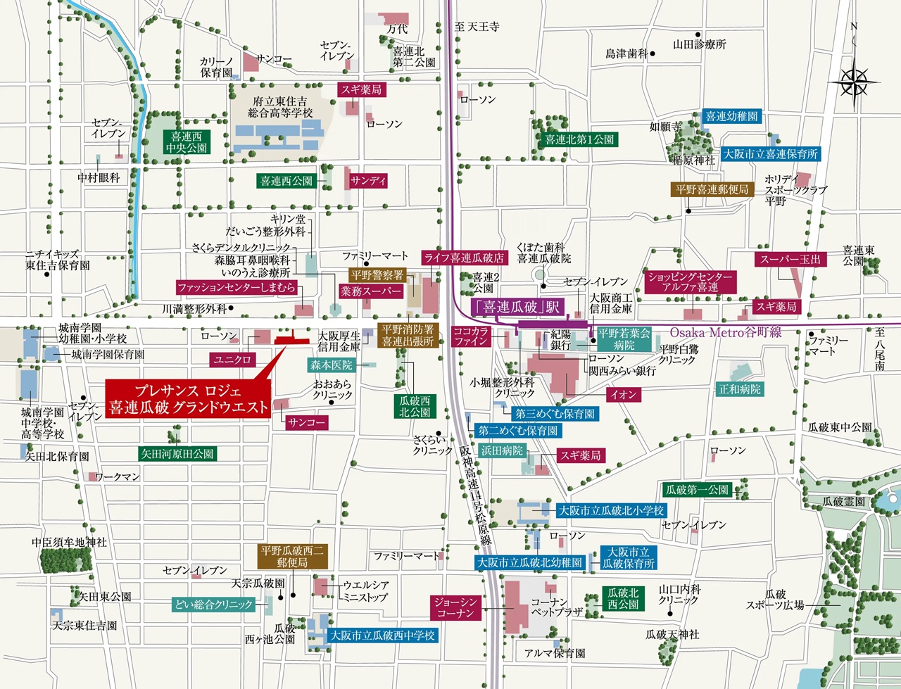 現地案内図