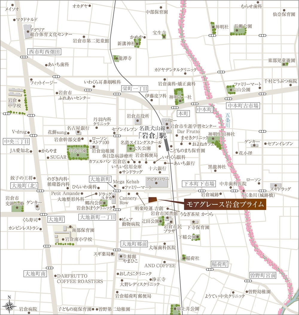 現地案内図