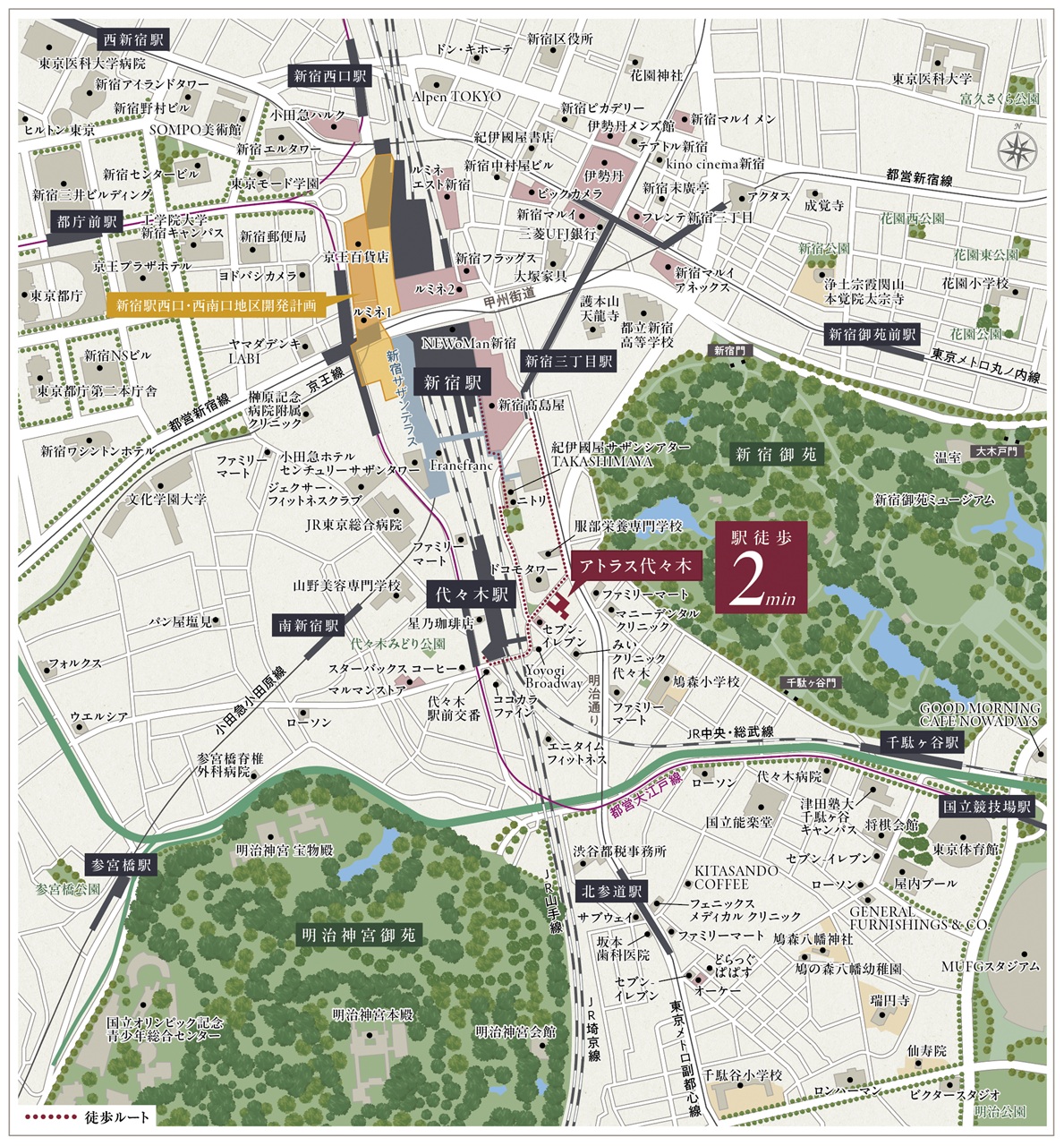 現地案内図