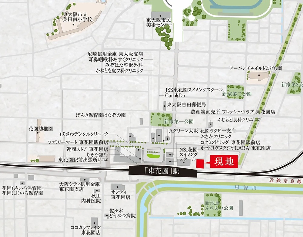 現地案内図
