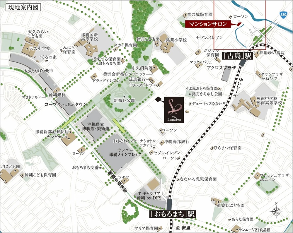 現地案内図
