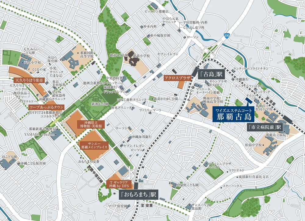 現地案内図