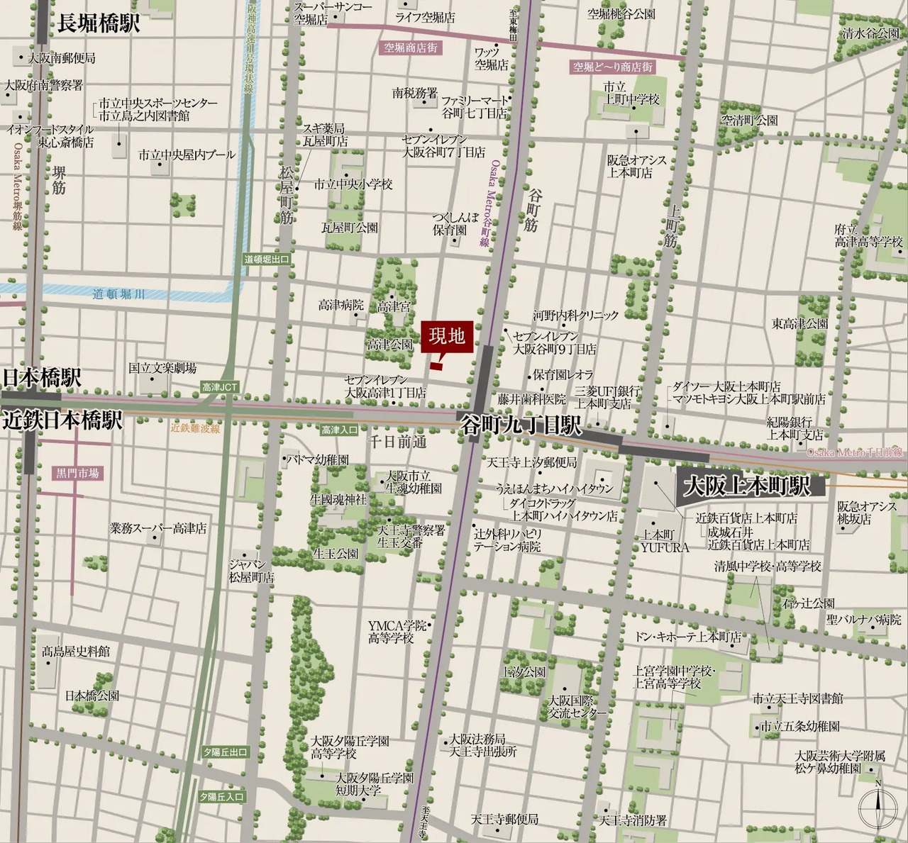 現地案内図