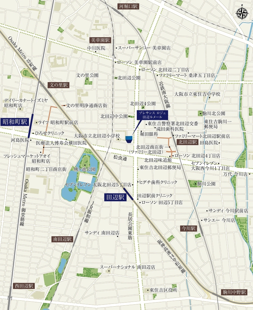 現地案内図