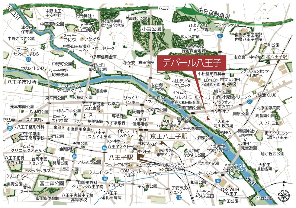 現地案内図
