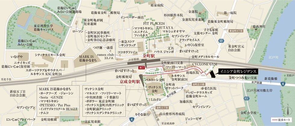 現地案内図