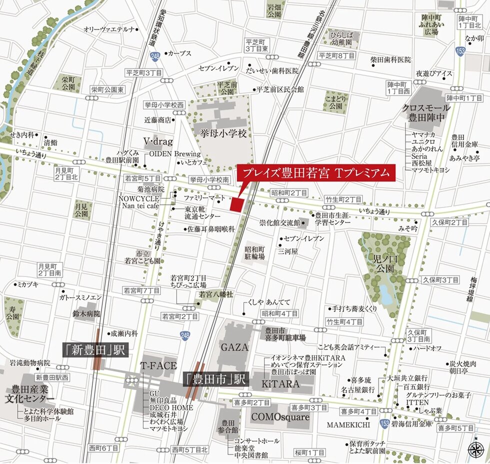 現地案内図