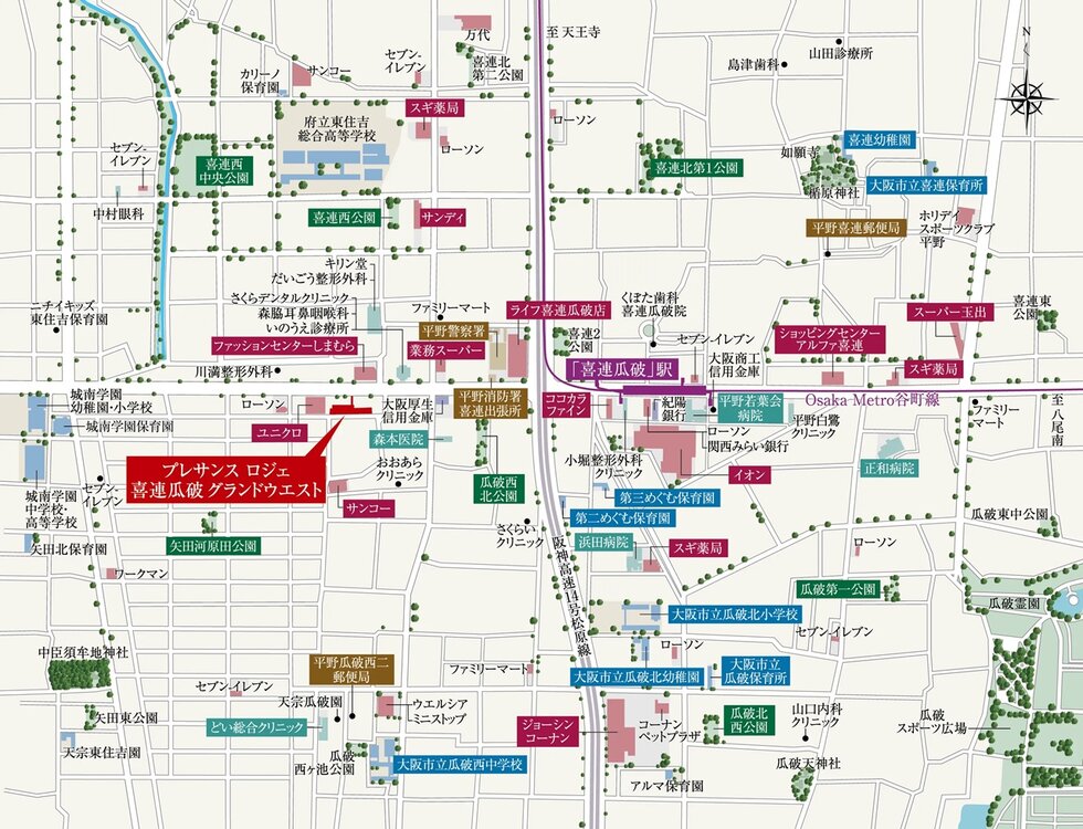 現地案内図