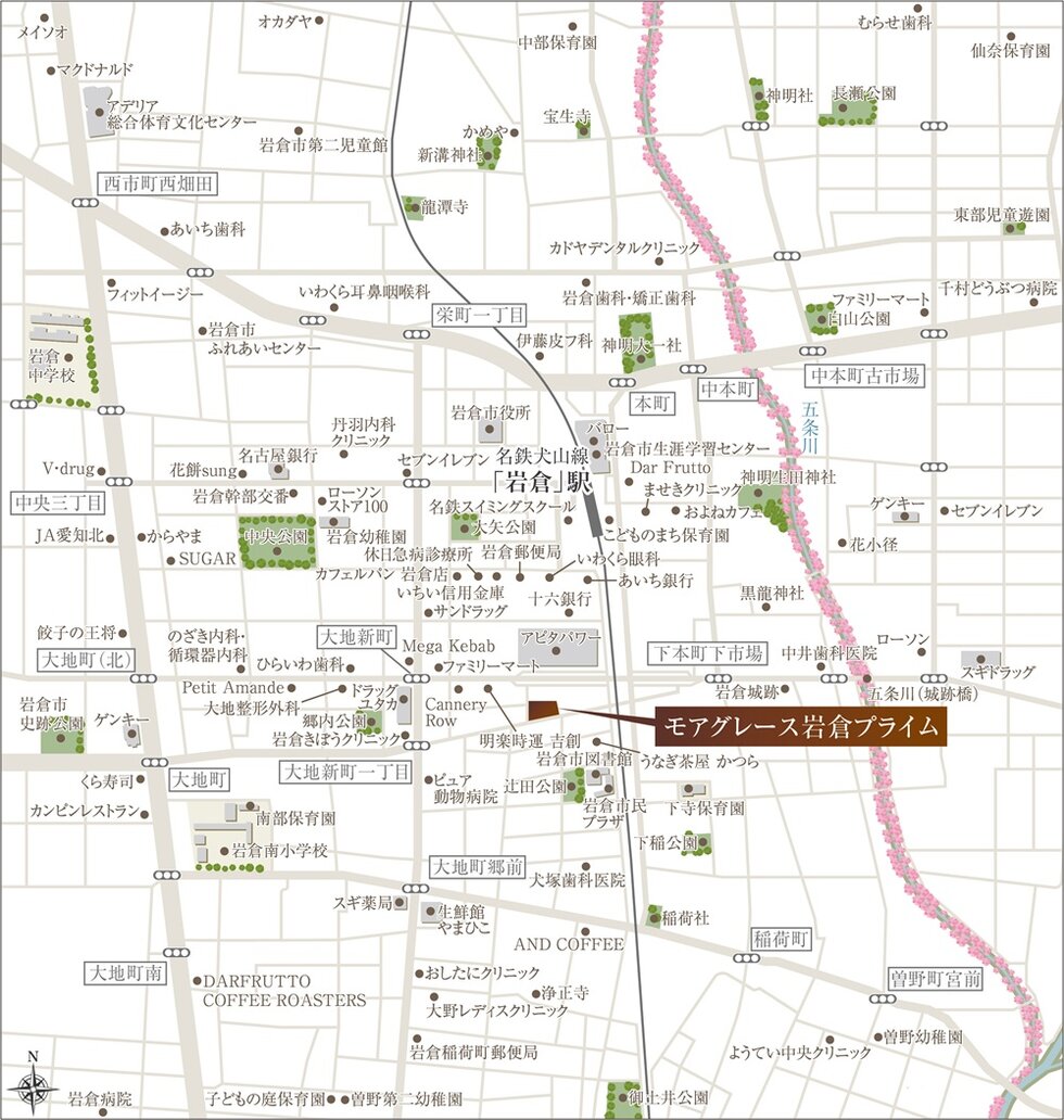 現地案内図