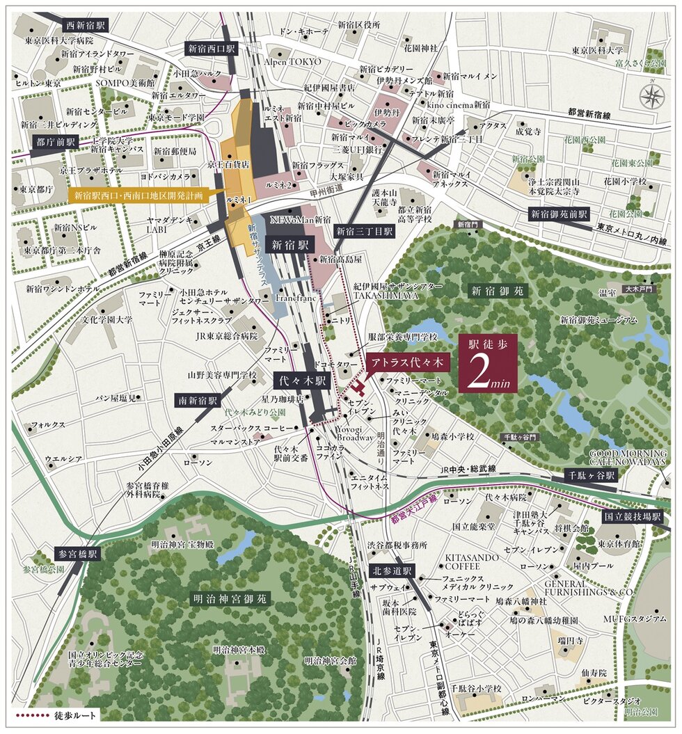 現地案内図